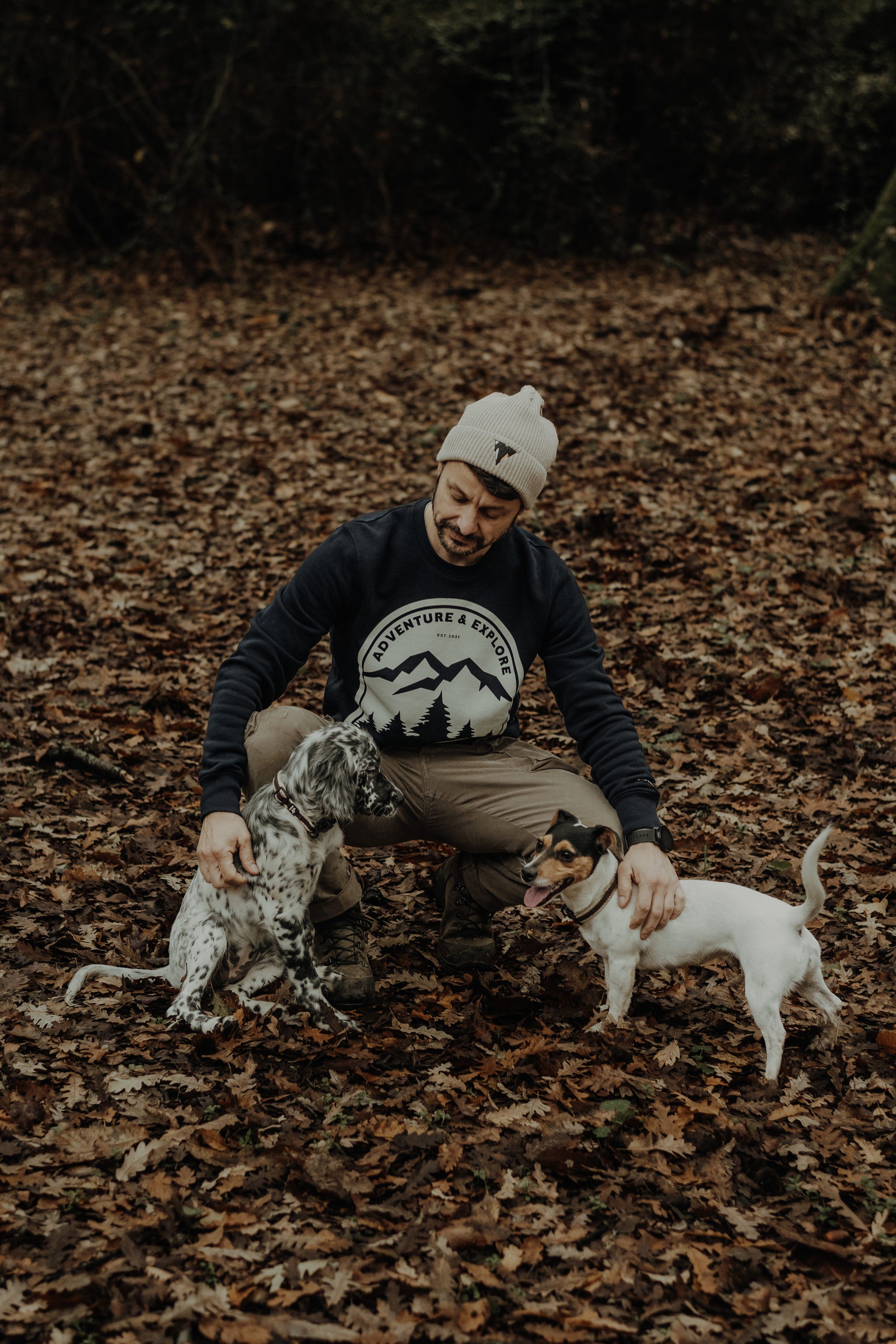 NOVA • navy blue crewneck sweatshirt