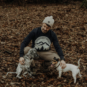 NOVA • navy blue crewneck sweatshirt