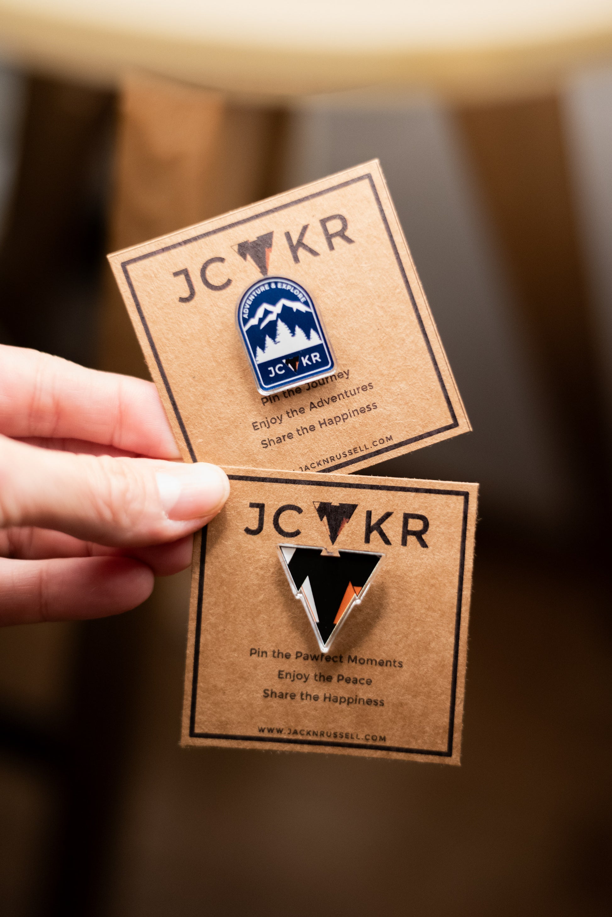 JCKR Classic Logo Acrylic Pin